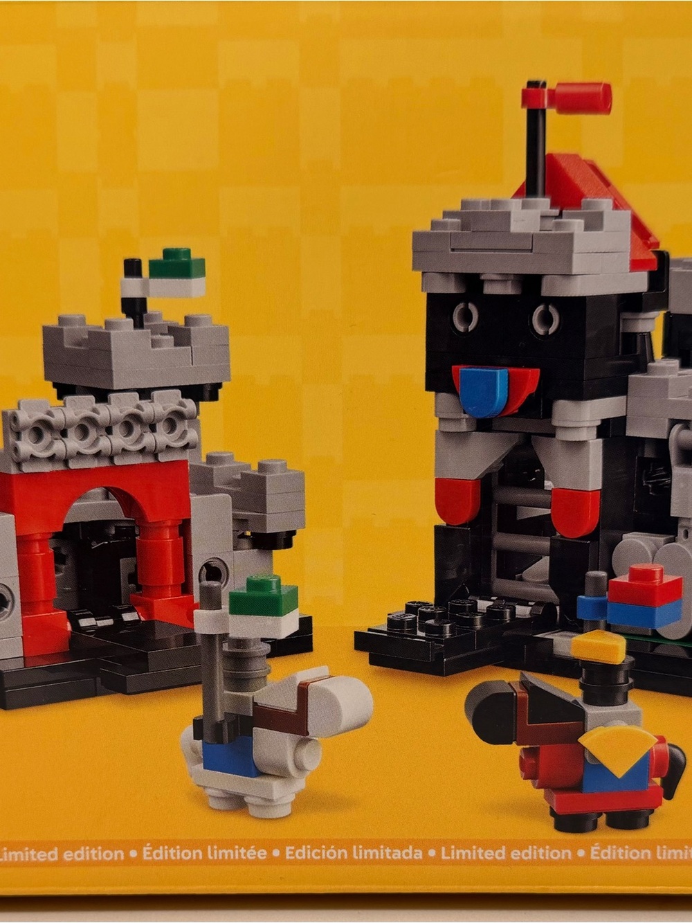 Lego Castle Playset with Mini Builds - Red, Black, Gray, Yellow, Blue, Green